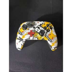 PowerA Nintendo Switch Wireless Controller Pikachu Graffiti 1513552-01 Good